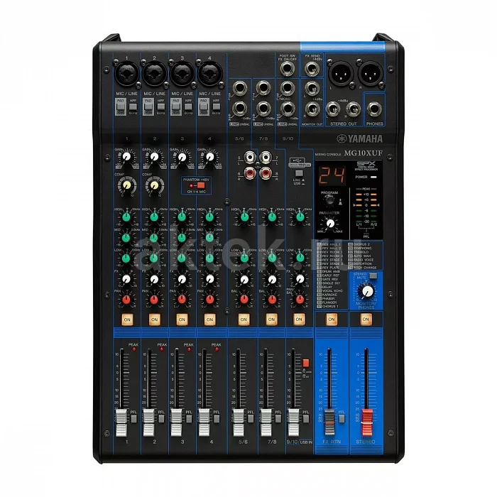 Yamaha MG10XUF аналоговый микшер, USB 2