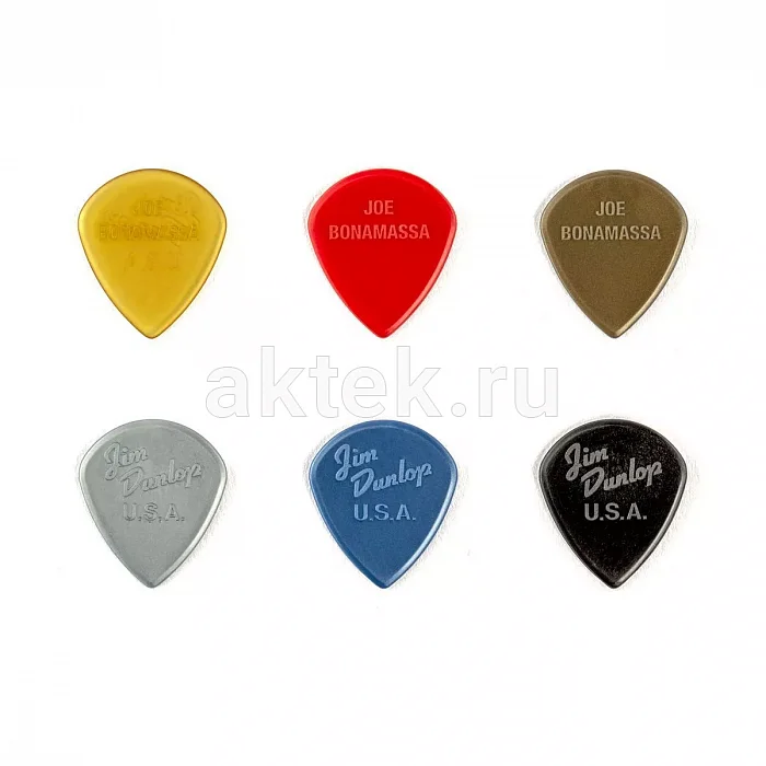 Dunlop PVP121 Variety Joe Bonamassa 6Pack медиаторы, 6 шт 3