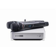 Караоке система с микрофонами Studio Evolution EVOBOX Plus Silver