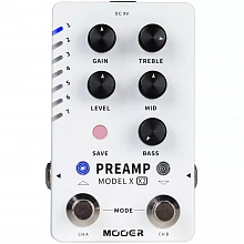 Mooer Preamp Model X2 цифровая педаль преампа и IR-кабинетов 3