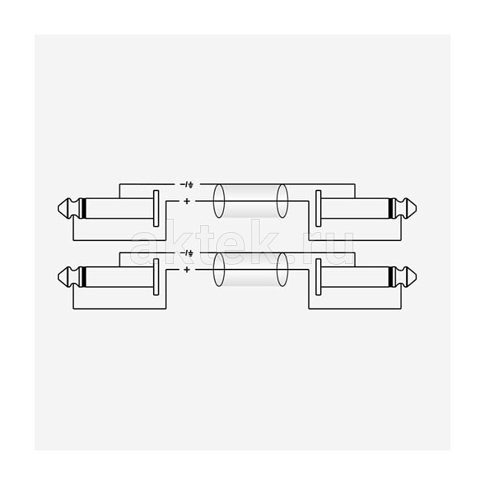 ROXTONE GPTC210/5 аудиокабель Jack 6,3–Jack 6,3, 5 м, 2×2×0,22 мм² 3