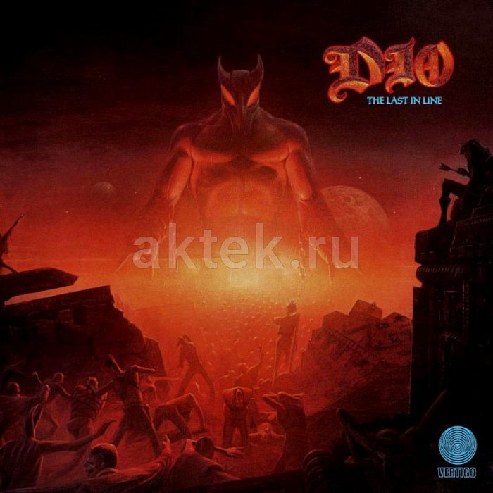 Виниловая пластинка DIO - THE LAST IN LINE BLACK VINYL 12"