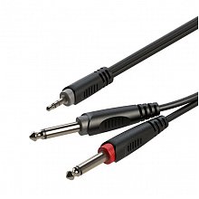 ROXTONE RAYC130/3 аудиокабель Jack 3,5–Jack 6,3, 3 м, 2×1×014 мм²