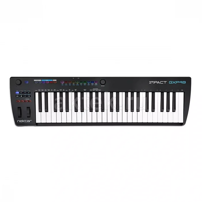 Nektar Impact GXP49 USB MIDI-клавиатура, 49 клавиш, полувзвешенная механика