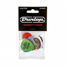 Dunlop PVP113 Variety Electric 12Pack медиаторы, tortex, 12 шт