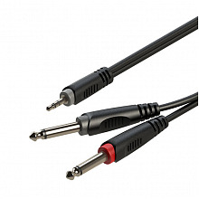 ROXTONE RAYC130/2 аудиокабель Jack 3,5–Jack 6,3, 2 м, 2×1×014 мм²