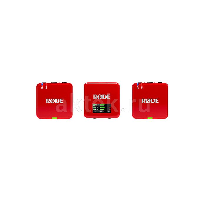 RODE Wireless GO (Gen 3) RED ультракомпактная двухканальная