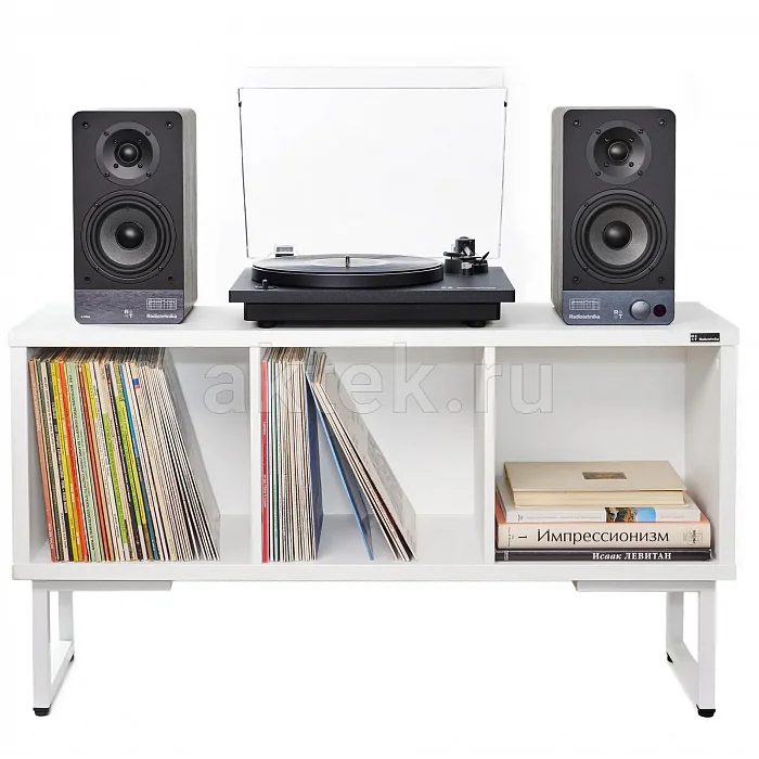 Тумба для винилового проигрывателя Radiotehnika Rondo 300 White 6