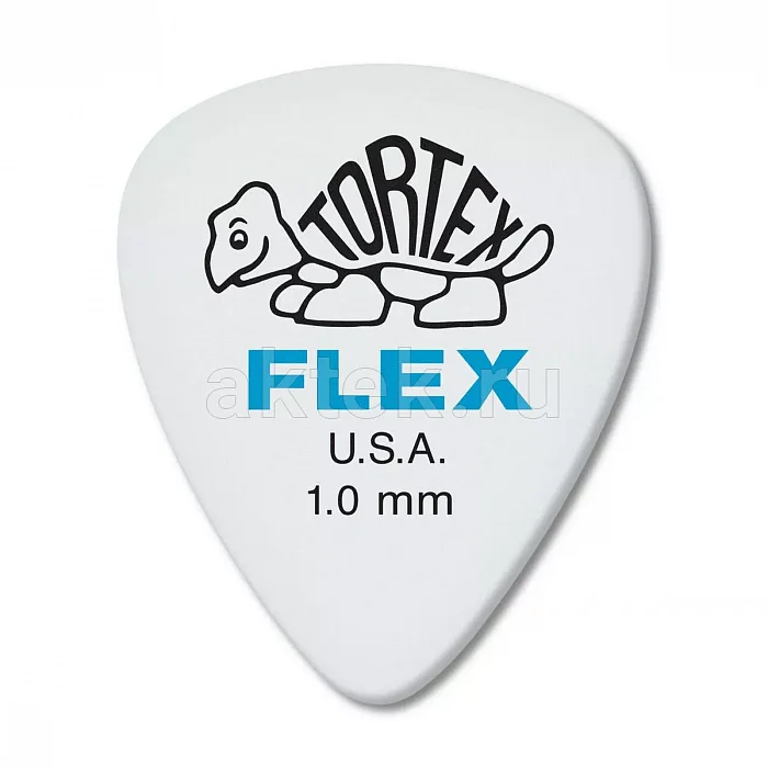 Dunlop 428P100 Tortex Flex Standard 12Pack медиаторы, 1 мм