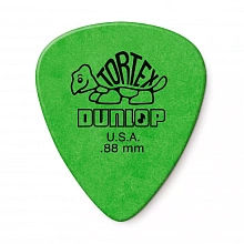 Dunlop 418P088 Tortex Standard медиаторы, 0,88 мм, 12 шт