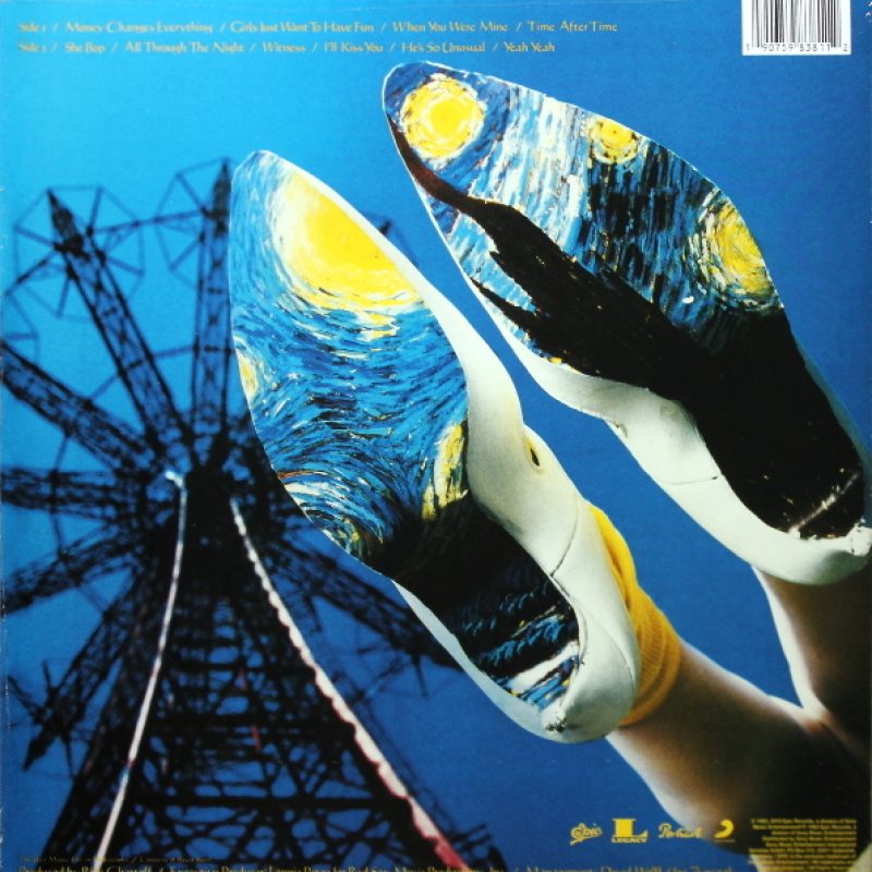 Виниловая пластинка CYNDI LAUPER - SHE'S SO UNUSUAL BLACK VINYL 12" 2