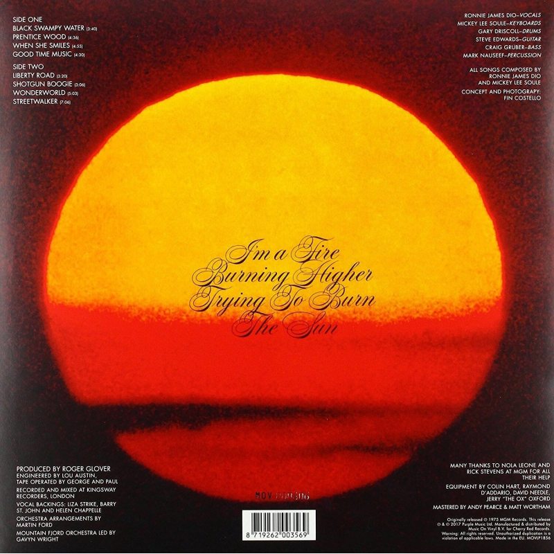 Виниловая пластинка ELF - TRYING TO BURN THE SUN BLACK VINYL 12" 2