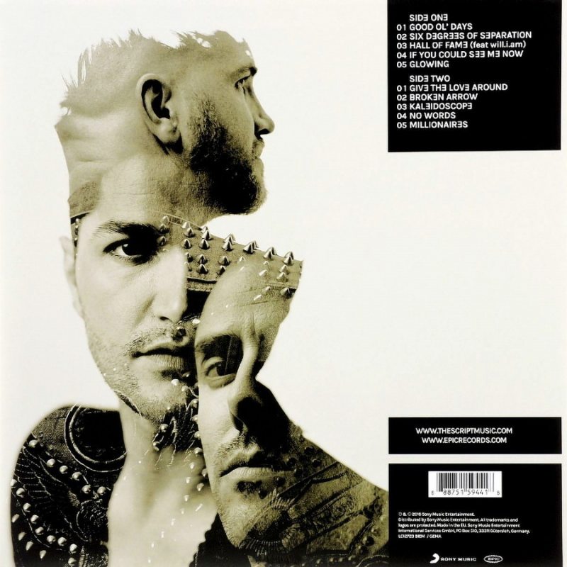 Виниловая пластинка THE SCRIPT - #3 BLACK VINYL 12" 2