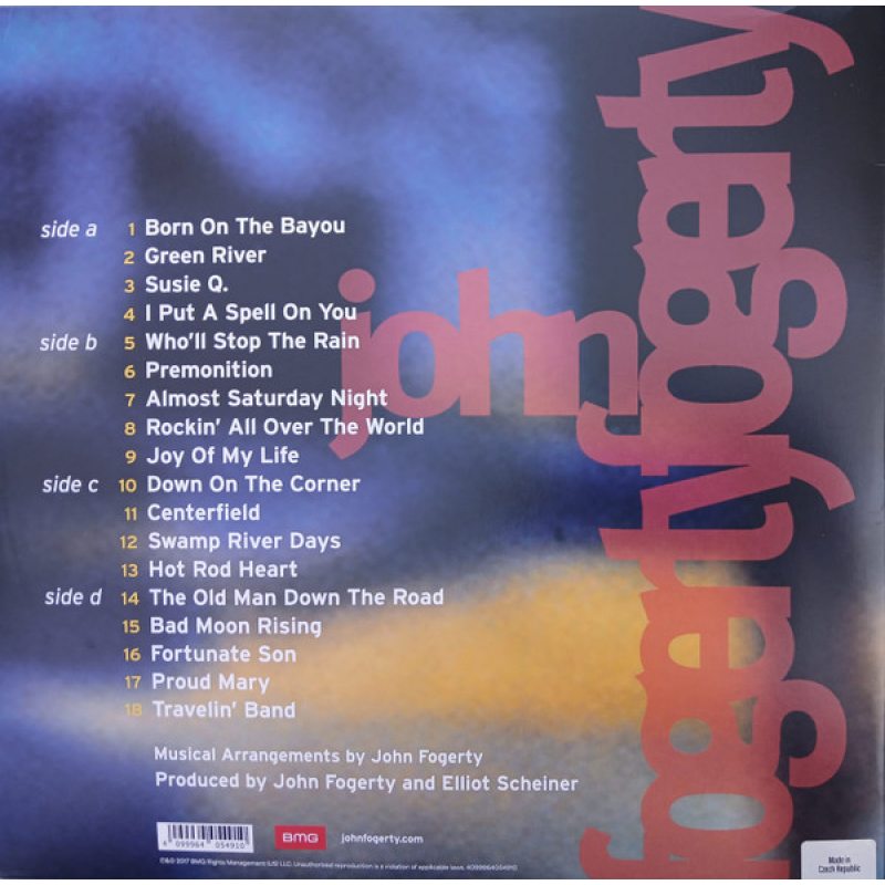 Виниловая пластинка JOHN FOGERTY - PREMONITION BLACK VINYL 12" 2