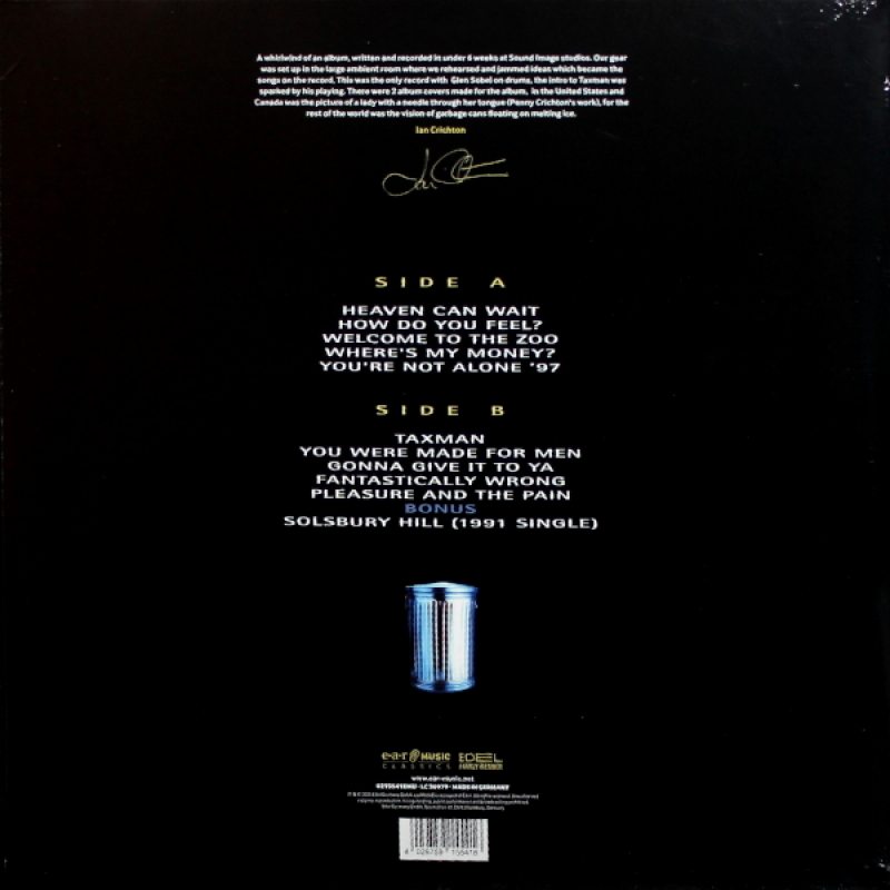 Виниловая пластинка SAGA - PLEASURE AND THE PAIN BLACK VINYL 12" 2