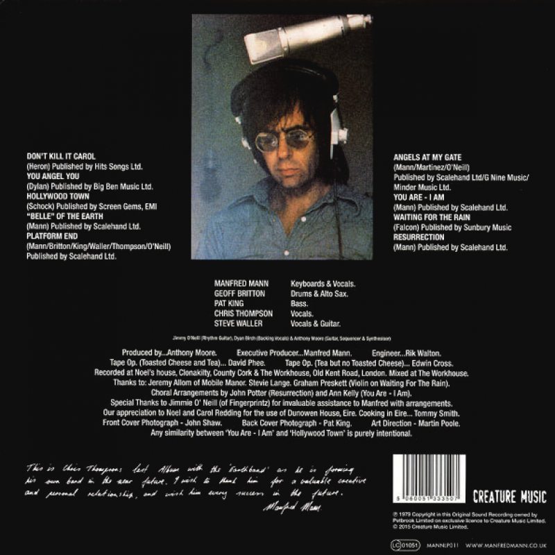 Виниловая пластинка MANFRED MANN'S EARTH BAND - ANGEL STATION BLACK VINYL 12" 2 Виниловая пластинка MANFRED MANN'S EARTH BAND - ANGEL STATION BLACK VINYL 12" 2