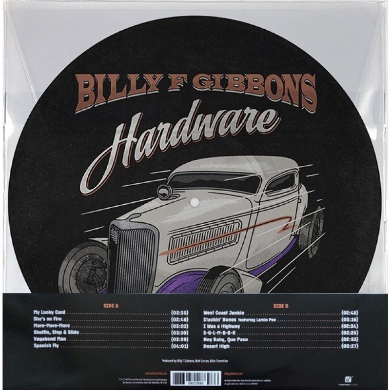Виниловая пластинка BILLY GIBBONS - HARDWARE DELUXE PICTURE VINYL 12" 3
