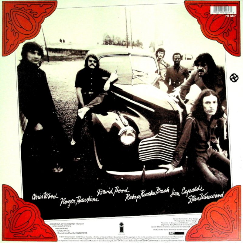 Виниловая пластинка TRAFFIC - SHOOT OUT AT THE FANTASY FACTORY BLACK VINYL 12" 2