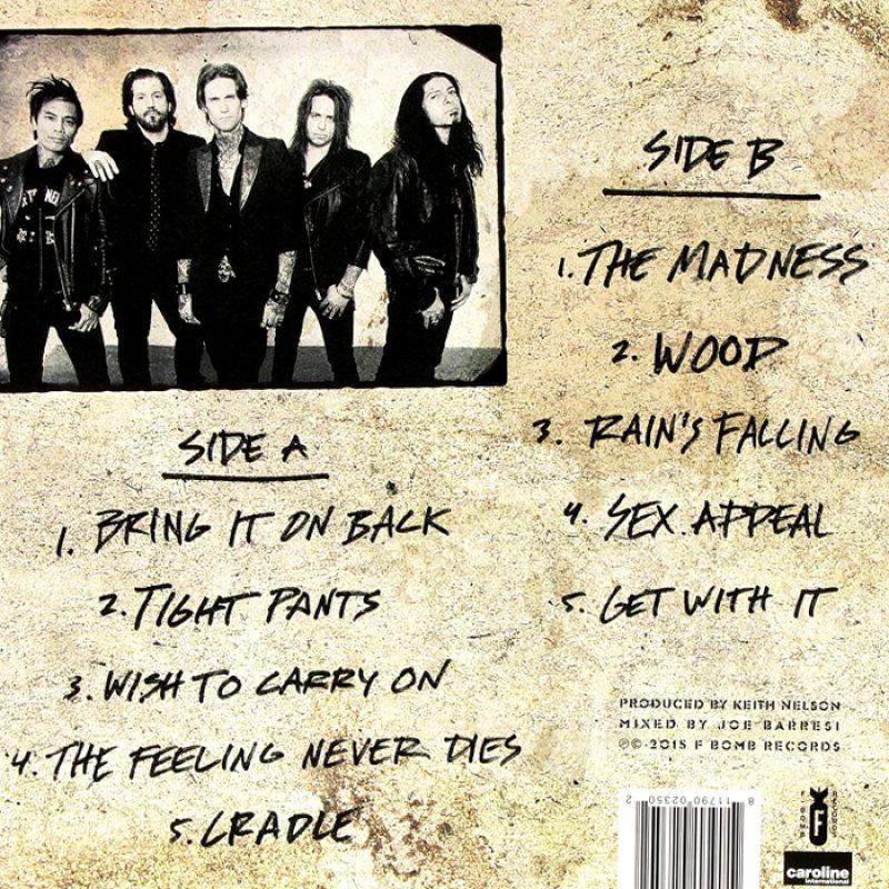 Виниловая пластинка BUCKCHERRY - ROCK 'N' ROLL BLACK VINYL 12" 2
