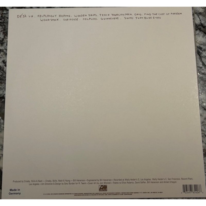 Виниловая пластинка CROSBY STILLS NASH & YOUNG - SO FAR BLACK VINYL 12" 2