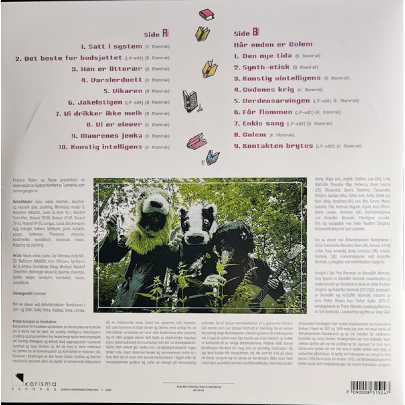 Виниловая пластинка TUSMORKE - INTETNETT BLACK VINYL 12" 2