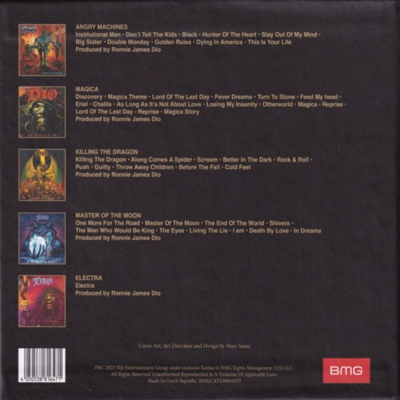 Виниловый бокс-сет DIO - THE STUDIO ALBUMS 1996-2004 COLORED VINYL 12" BOX SET 3