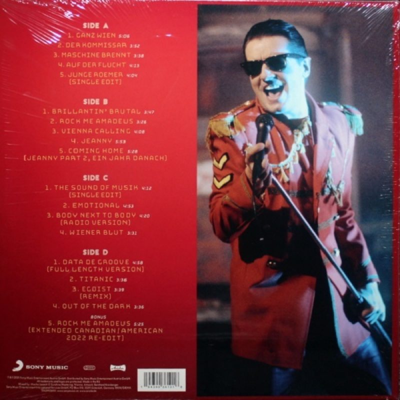 Виниловая пластинка FALCO - THE SOUND OF MUSIK BLACK VINYL 12" 4