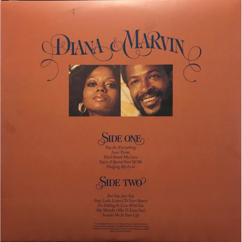 Виниловая пластинка DIANA ROSS, MARVIN GAYE - DIANA & MARVIN 180 GRAM BLACK VINYL 12" 2