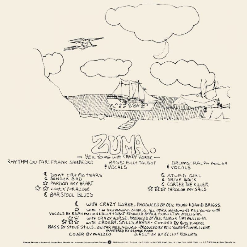 Виниловая пластинка NEIL YOUNG - ZUMA BLACK VINYL 12" 2