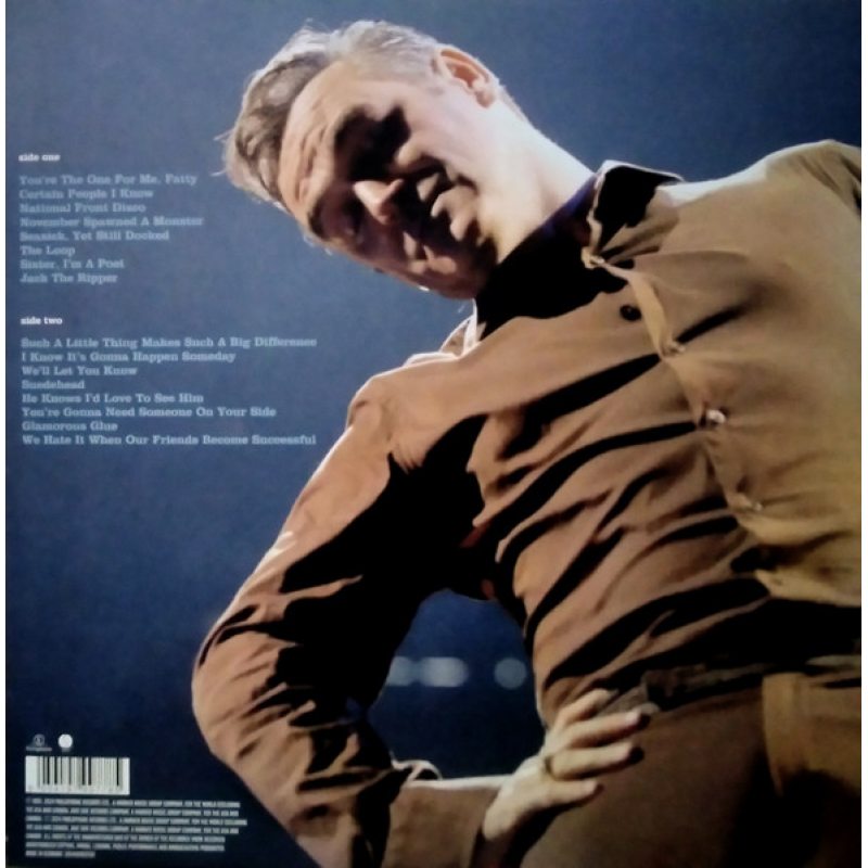 Виниловая пластинка MORRISSEY - BEETHOVEN WAS DEAF LIVE IN PARIS BLACK VINYL 12" 2