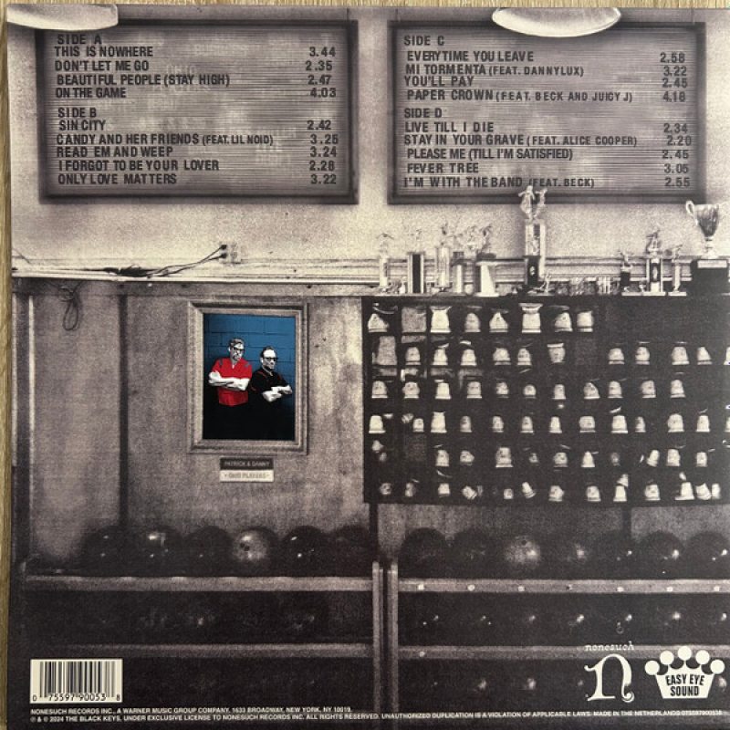 Виниловая пластинка BLACK KEYS - OHIO PLAYERS BLACK VINYL 12" 2