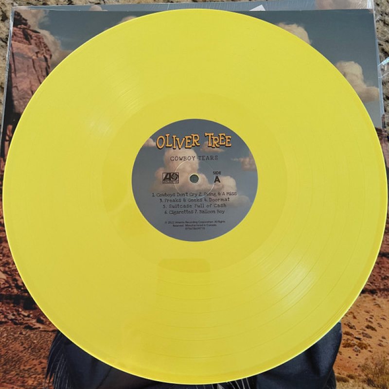 Виниловая пластинка OLIVER TREE - COWBOY TEARS BLACK VINYL 12" 2