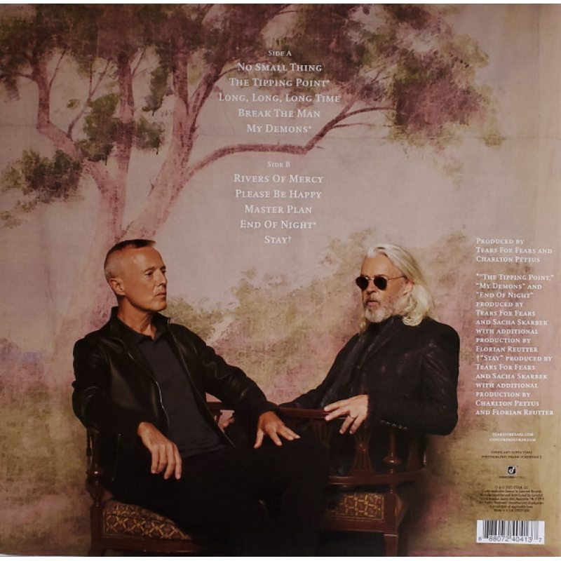 Виниловая пластинка TEARS FOR FEARS - TIPPING POINT BLACK VINYL 12" 3