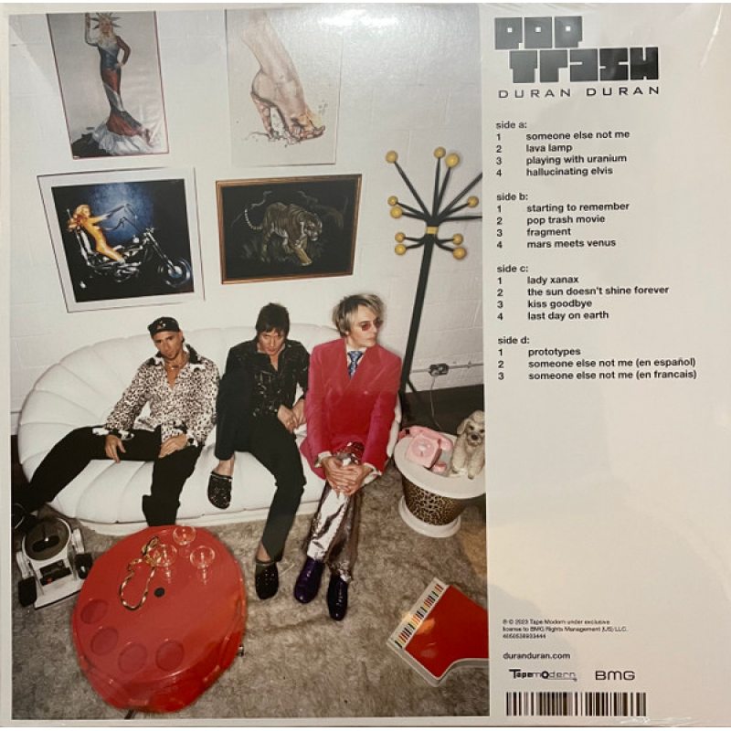 Виниловая пластинка DURAN DURAN - POP TRASH BLACK VINYL 12" 2