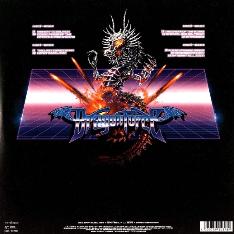 Виниловая пластинка DRAGONFORCE - EXTREME POWER METAL 180 GRAM BLACK VINYL 12" 3