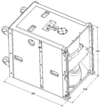 YME audiotechnik YG SUB пассивный сабвуфер 2×18″ 1600Вт 3