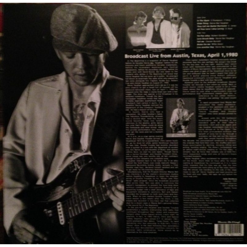 Виниловая пластинка STEVIE RAY VAUGHAN - IN THE BEGINNING BLACK VINYL 12" 2