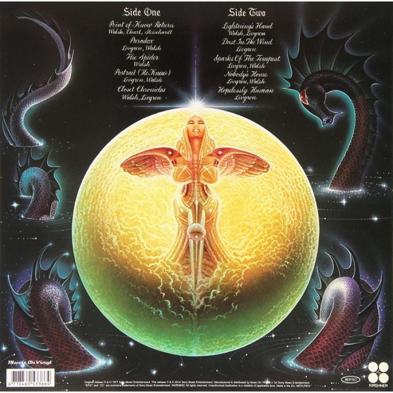 Виниловая пластинка KANSAS - POINT OF KNOW RETURN BLACK VINYL 12" 2