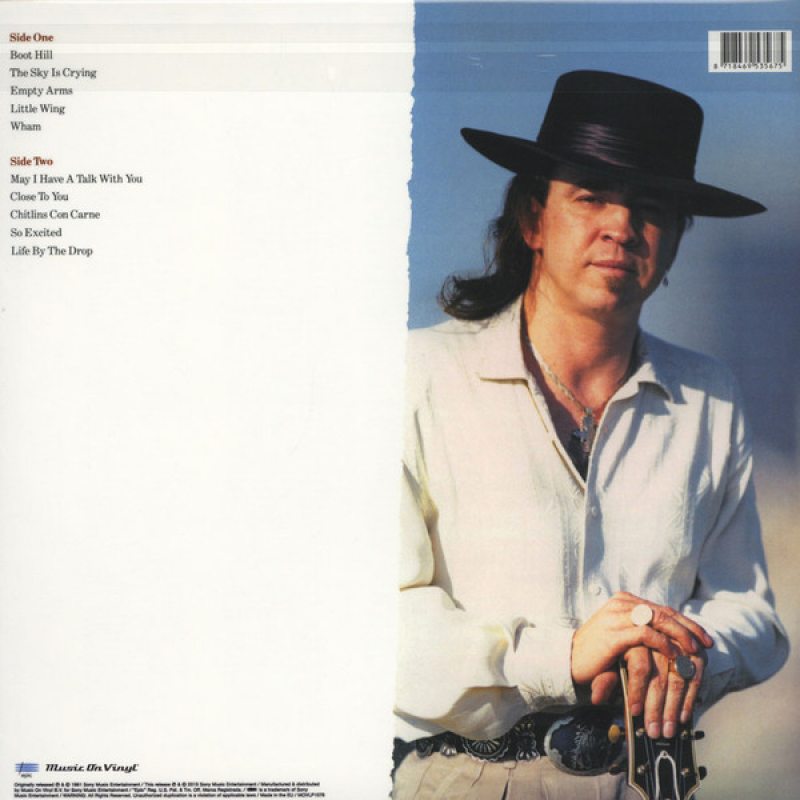 Виниловая пластинка STEVIE RAY VAUGHAN - SKY IS CRYING BLACK VINYL 12" 2