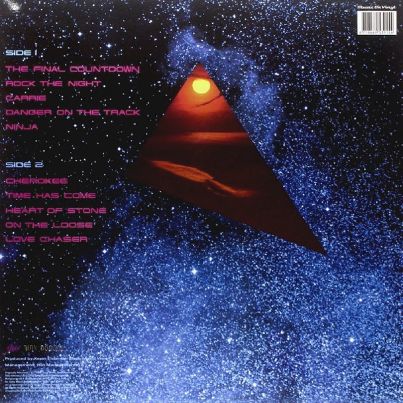 Виниловая пластинка EUROPE - FINAL COUNTDOWN BLACK VINYL 12" 2