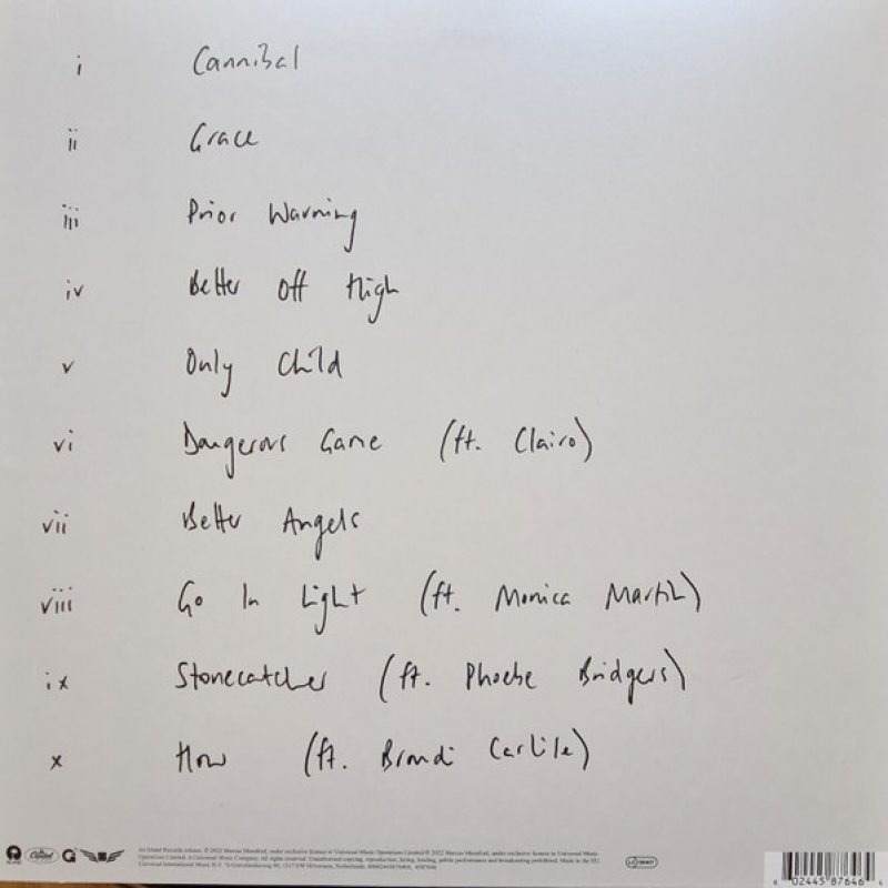 Виниловая пластинка MARCUS MUMFORD - (SELF-TITLED) BLACK VINYL 12" 2