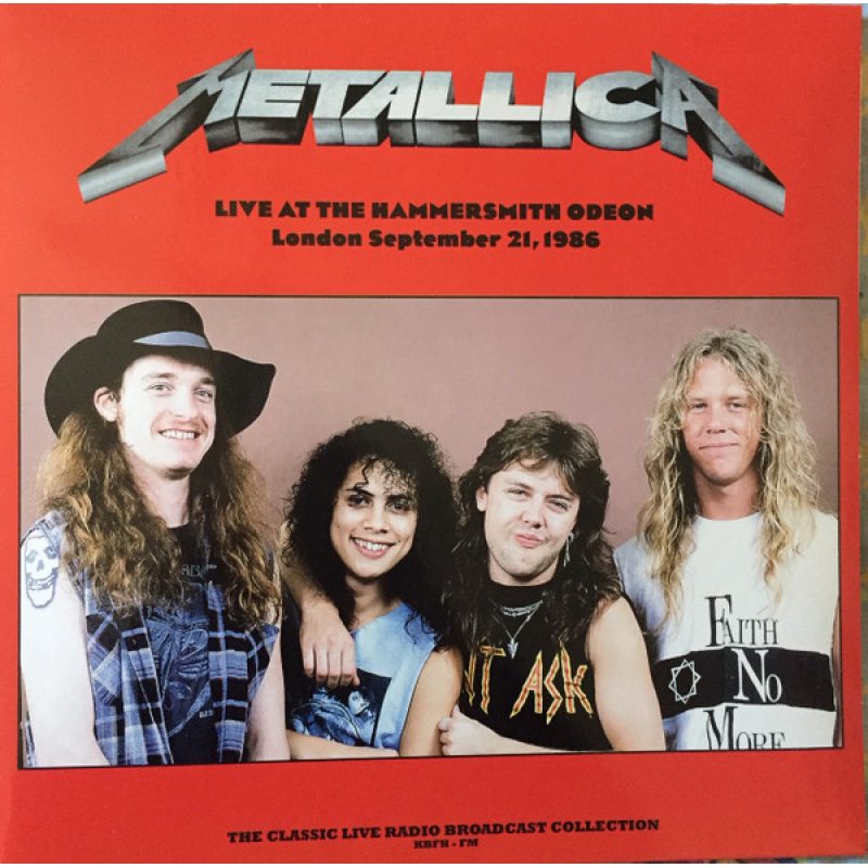 Виниловая пластинка METALLICA - LIVE AT THE HAMMERSMITH ODEON, LONDON 1986 RED VINYL 12" 2