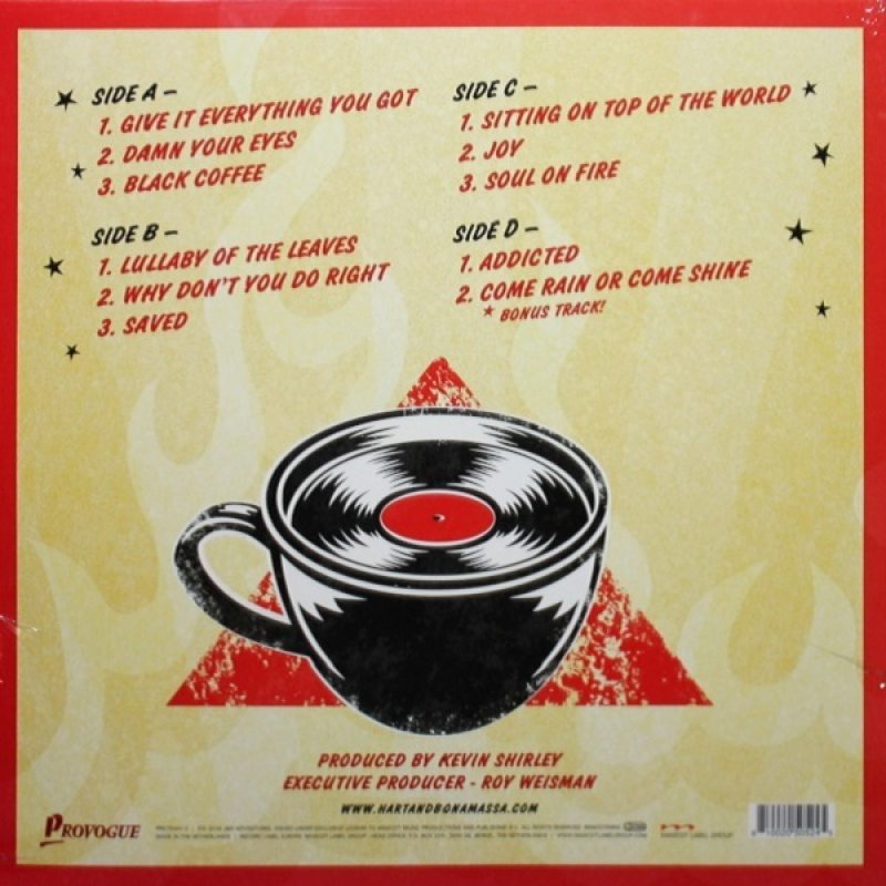 Виниловая пластинка BETH HART & JOE BONAMASSA - BLACK COFFEE BLACK VINYL 12" 3
