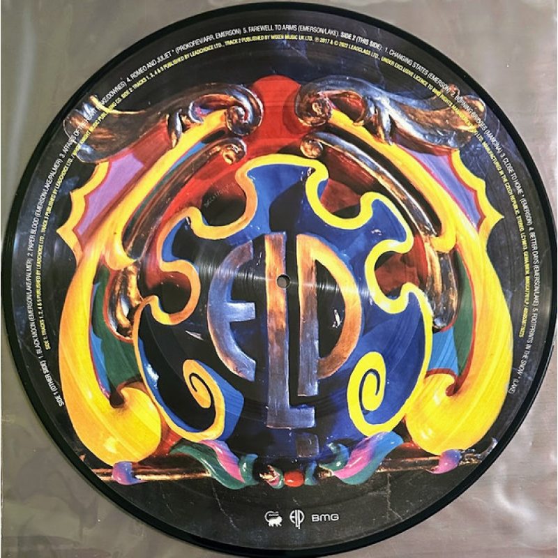 Виниловая пластинка EMERSON, LAKE & PALMER - BLACK MOON PICTURE VINYL 12" 2