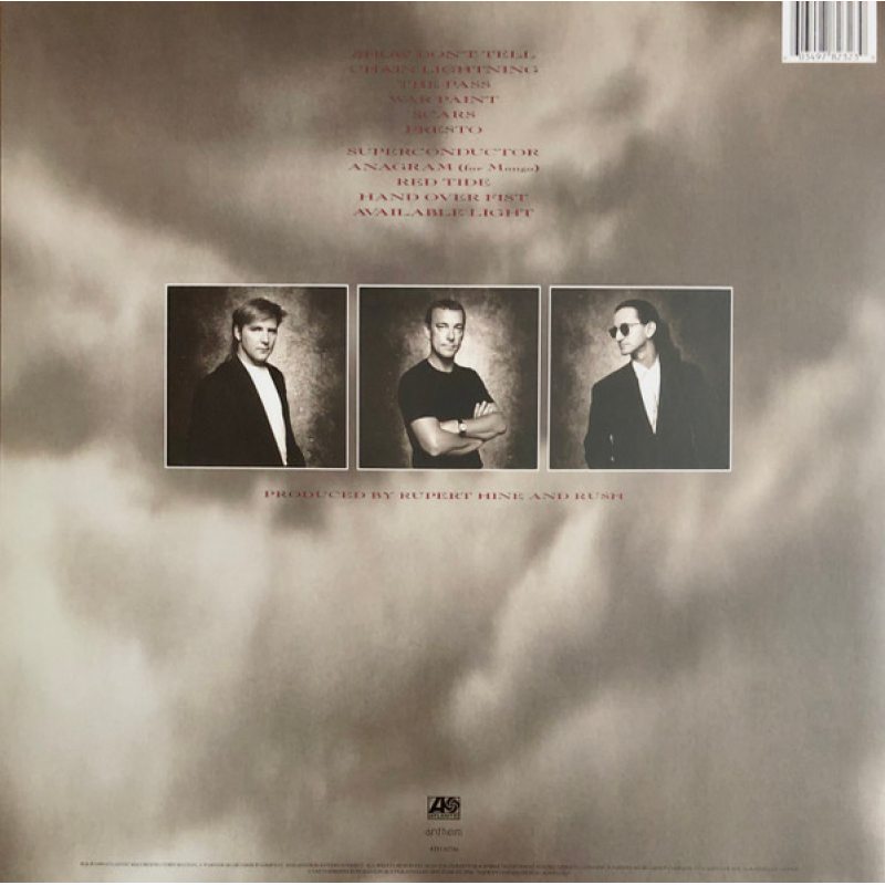 Виниловая пластинка RUSH - PRESTO (SYEOR) BLACK VINYL 12" 2
