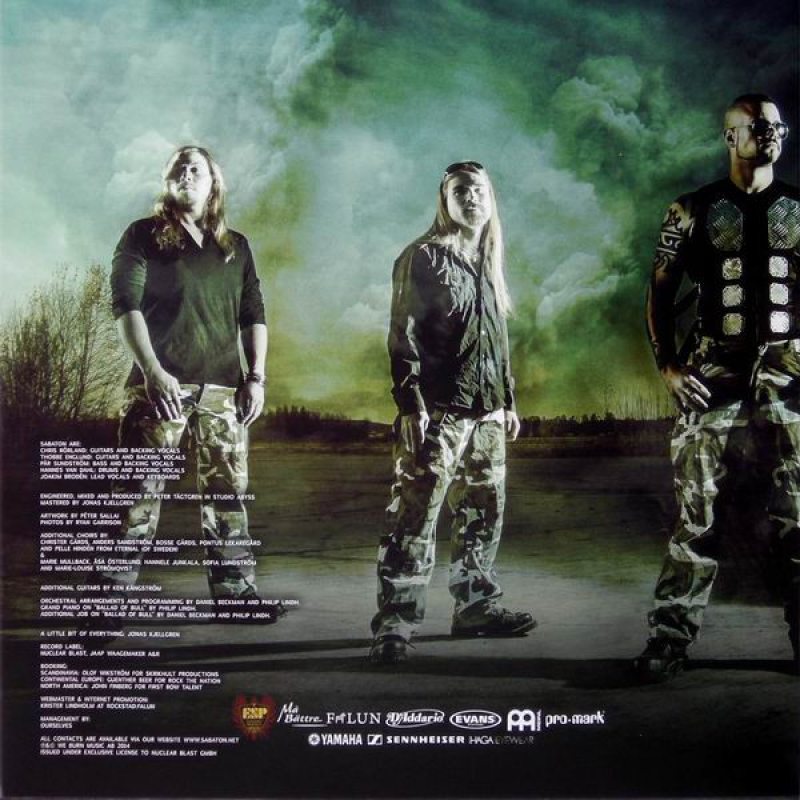 Виниловая пластинка SABATON - HEROES BLACK VINYL 12" 2