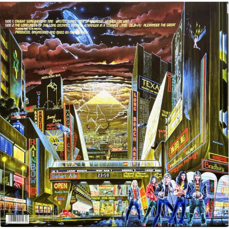 Виниловая пластинка IRON MAIDEN - SOMEWHERE IN TIME - LIMITED YELLOW VINYL EDITION 12" 3