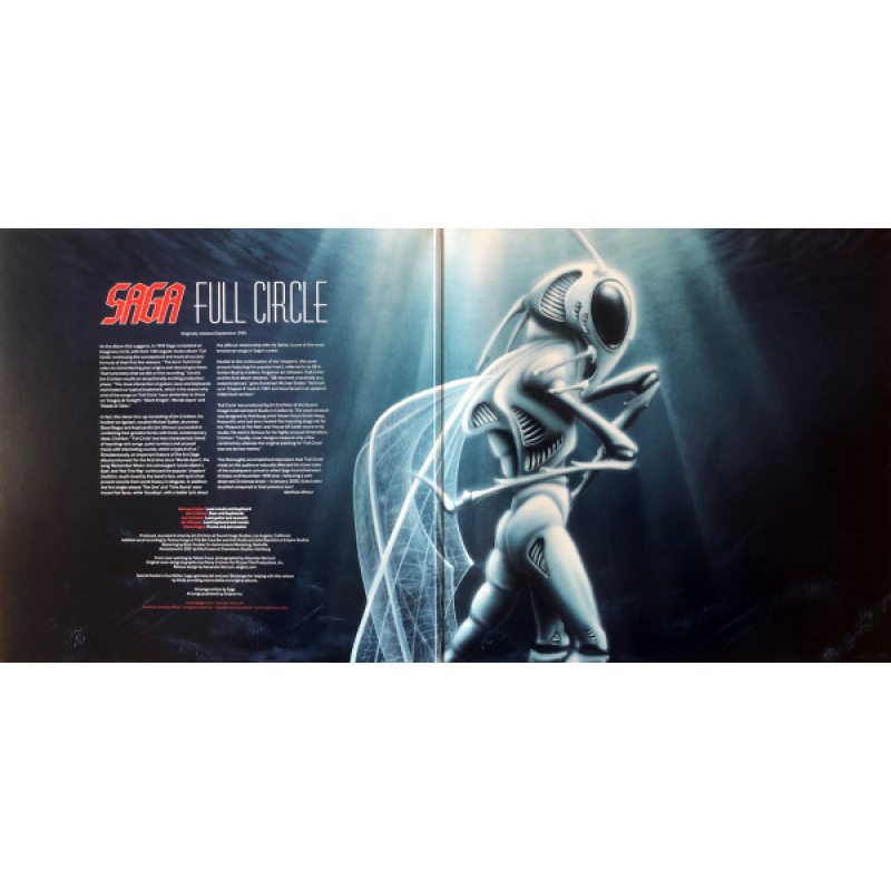 Виниловая пластинка SAGA - FULL CIRCLE BLACK VINYL 12" 2