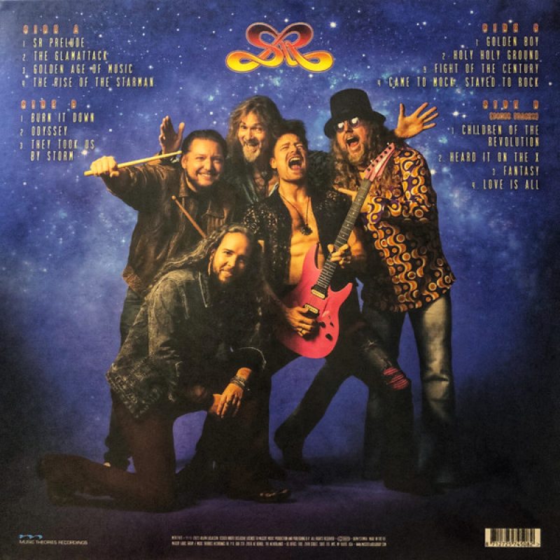 Виниловая пластинка ARJEN LUCASSEN'S SUPERSONIC REVOLUTION - GOLDEN AGE OF MUSIC TRANSPARENT BLUE VINYL 12" 2