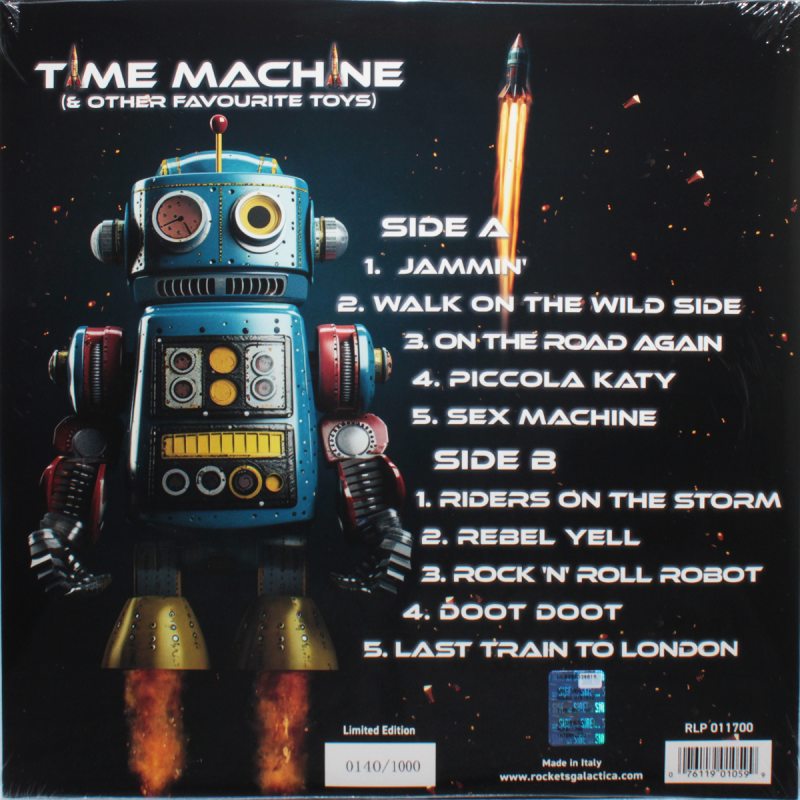 Виниловая пластинка ROCKETS - TIME MACHINE BLACK VINYL 12" 2